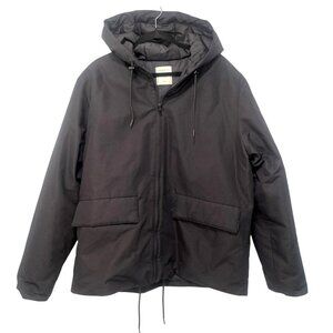 Sandro Paris $745 Black Men's H21Parka Hooded Coat Jacket Size XL NEW